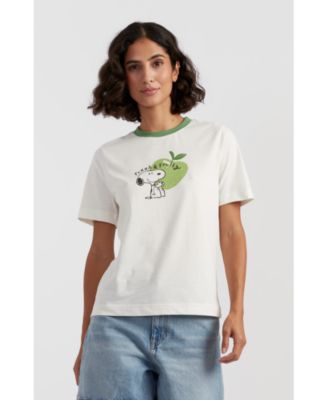 Women's Snoopy Apple T-Shirt