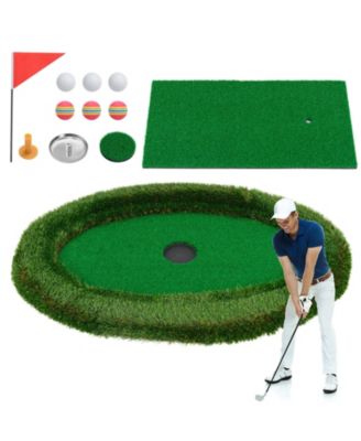 Oval Floating Pool Golf Chipping