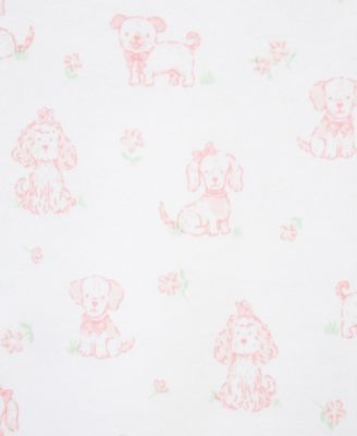 Baby Girls' Puppies Bodysuit and Pants, 5-Piece Set