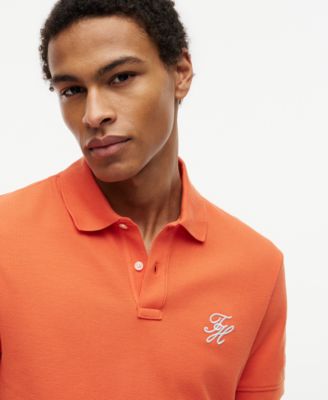 Men's Short-Sleeve Script Logo Polo Shirt