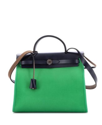 31 Herbag Zip Leather and Toile