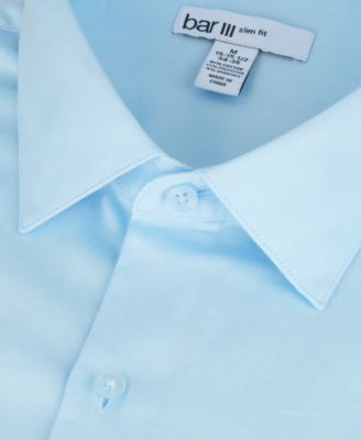 Men's Sateen Slim-Fit Dress Shirt