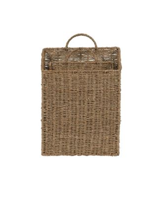 Rectangular Wicker Hanging Baskets, Set of 2, Small and Large