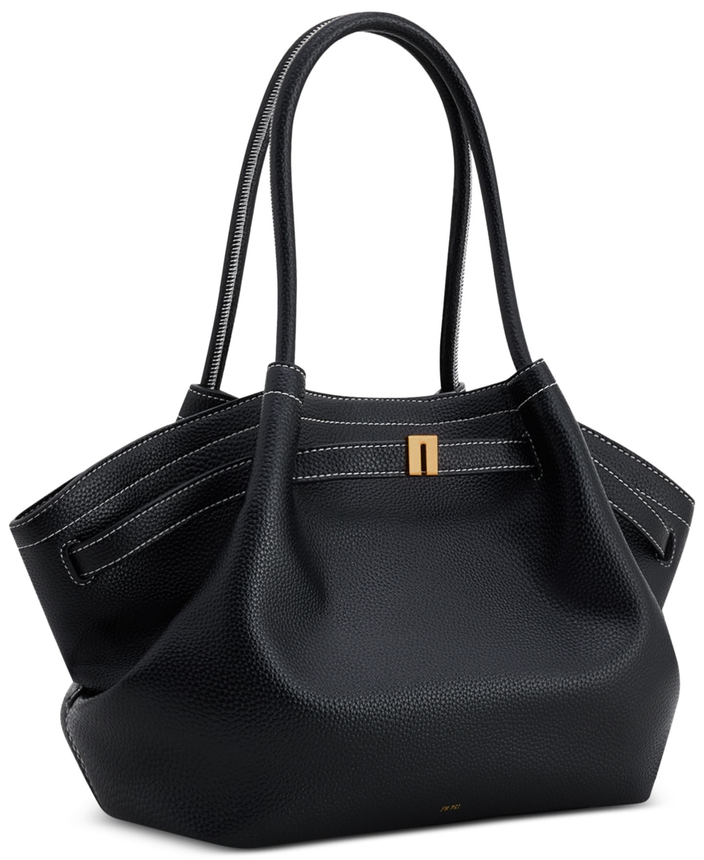 Женская сумка JW PEI Hana Medium Tote Handbag, цвет: Чёрный — фото 3