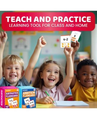 Math Flash Cards Set for Kids Ages 4-8 – Addition & Subtraction & Multiplication, Financial Literacy