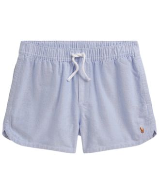 Girls' 7-16 Cotton Oxford Pull-On Short