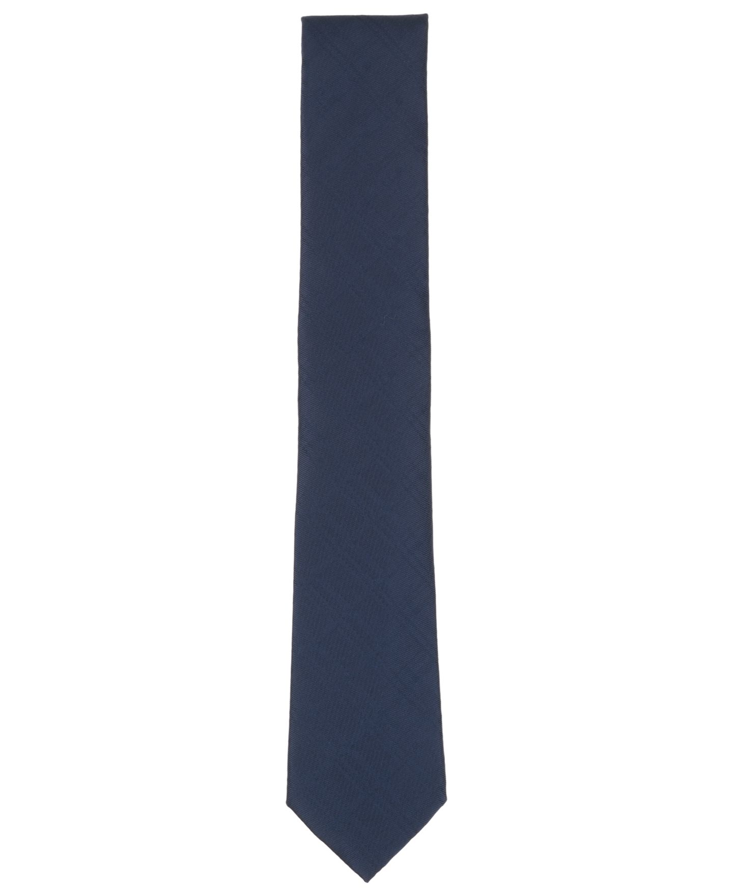 Мужской галстук Alfani Beasley Plaid Pattern Tie, цвет: Тёмно-синий — фото 2