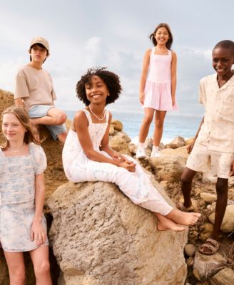 Girls' Pintuck Sleeveless Maxi Dress