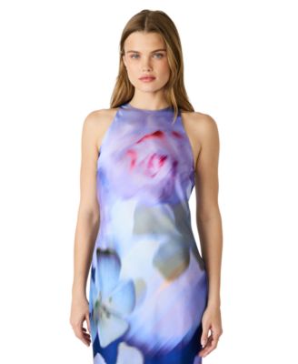 Juniors' Jaidan Halter Neck Maxi Dress