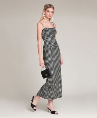 Women's Square Neck Peplum Tank Top