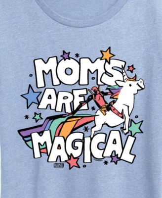 Plus Size Marvel Moms Are Magical Short-Sleeve Graphic T-Shirt