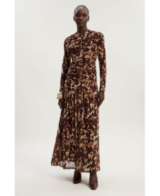 Women's Sculpted Ruched Maxi Dress