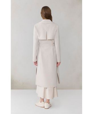 Women's Shirt Collar Trench Coat