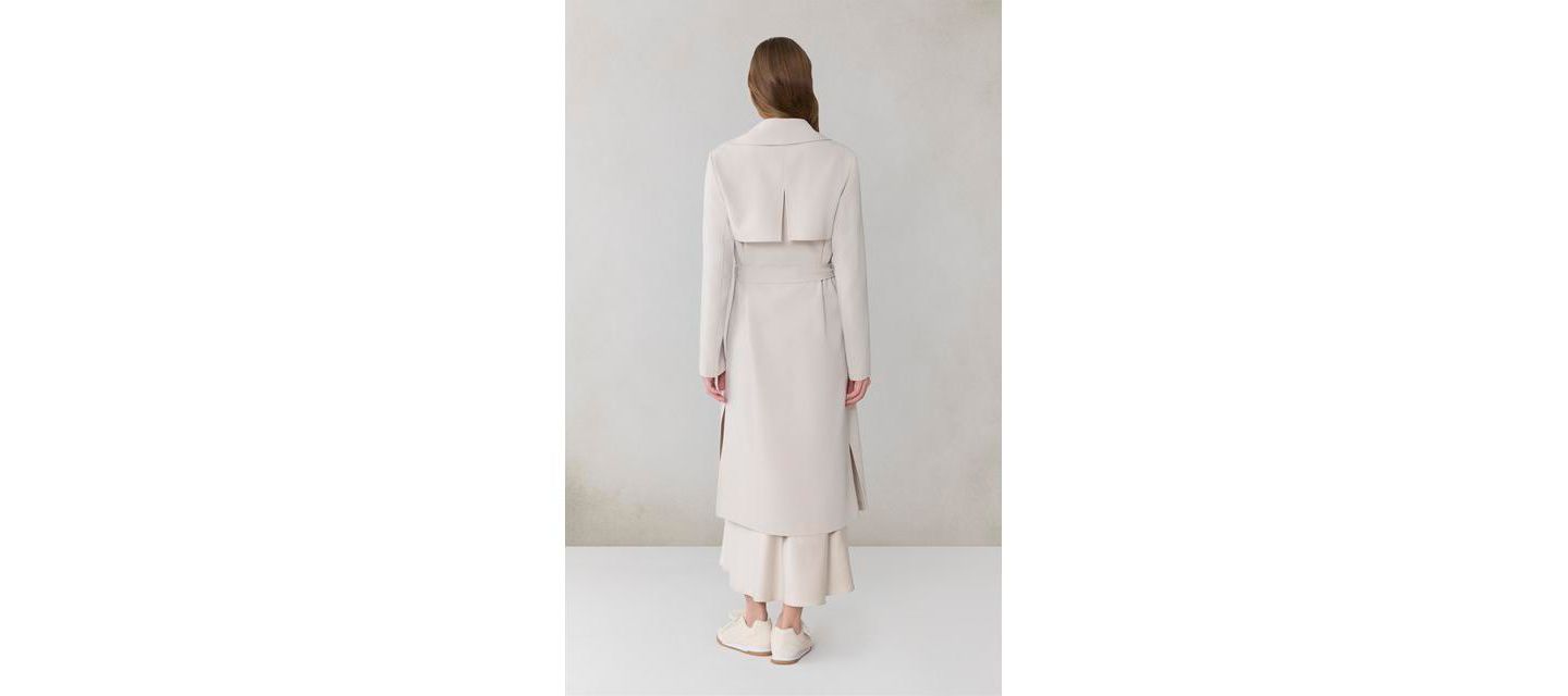 Женское пальто Soia & Kyo Shirt Collar Trench, цвет: Светлый дубовый — фото 2