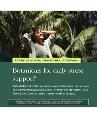 Calm A.S.A.P. - Stress Support Supplement with Skullcap, Passionflower - Supports Calm - 60 Liquid Phyto-Caps (20 Servings)