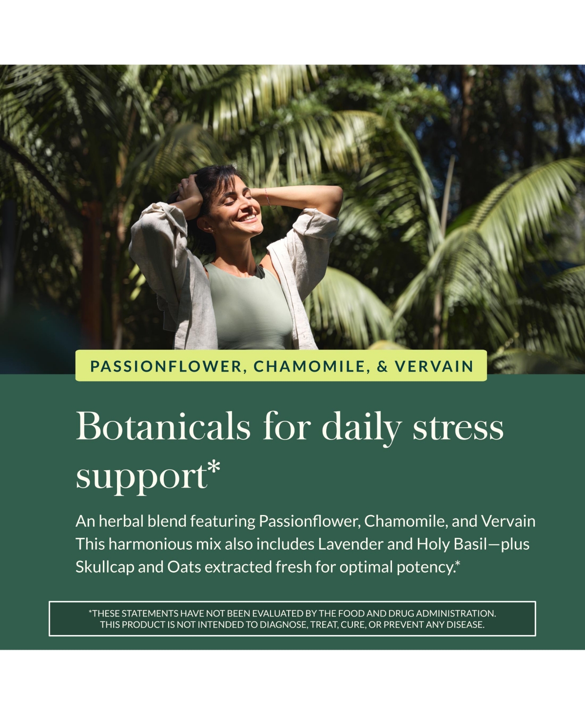 Gaia Herbs Calm A.s.a.p. Stress Support Supplement - With Skullcap, Passionflower, Chamomile, Vervain, Holy Basil & More to Support a Natural Calm