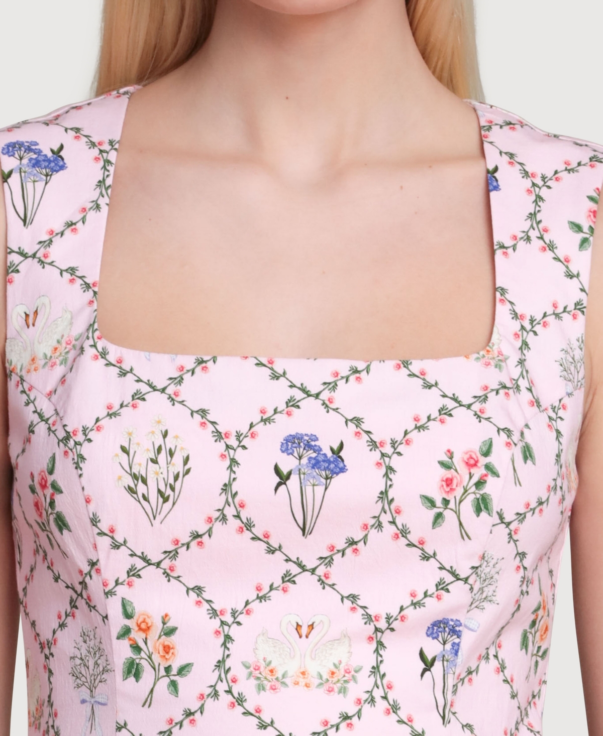 Avec Les Filles Women's Hip Flounce Mini Dress