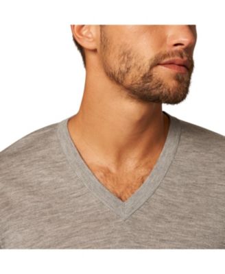 Men's Striped Short Sleeve Cashmere T-shirt