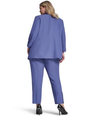 Plus Size Mid-Rise Slim Leg Pants