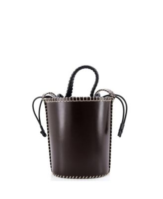 Mini Louela Bucket Bag Leather
