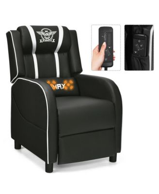 Massage Gaming Recliner Chair Racing Single Lounge Sofa Home Theater Seat