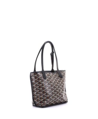 Mini Anjou Reversible Tote Coated Canvas