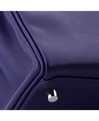 Kelly 32 Handbag Verso Evercolor with Palladium Hardware