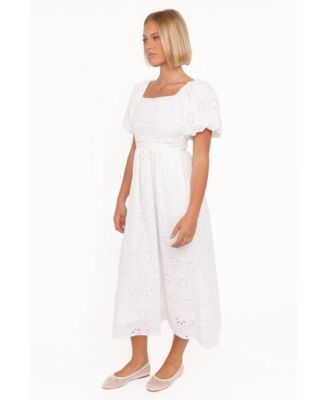 Women's Clo Puff Sleeve Midi Dress