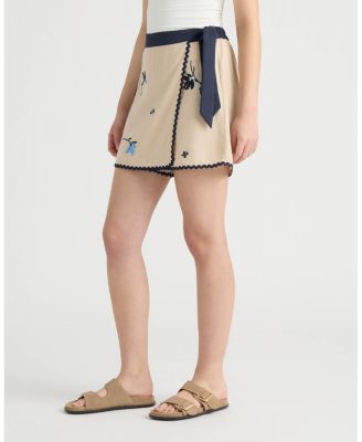 NVLT Women's Embroidered Skort