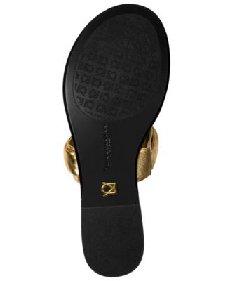 Women's Velvet Thong Flat Sandals