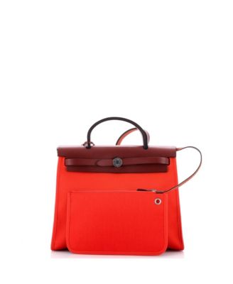 31 Herbag Zip Leather and Toile