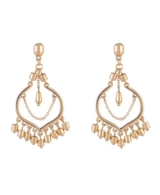 Gold Tone Chandelier Earrings