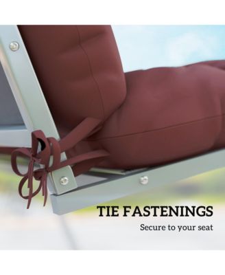 Indoor Outdoor Chair Cushions with Back, Pillows