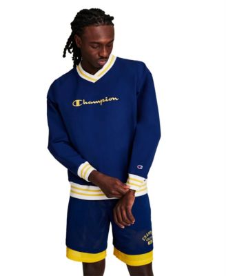 Men's Script V-Neck Pull-On Sweatshirt