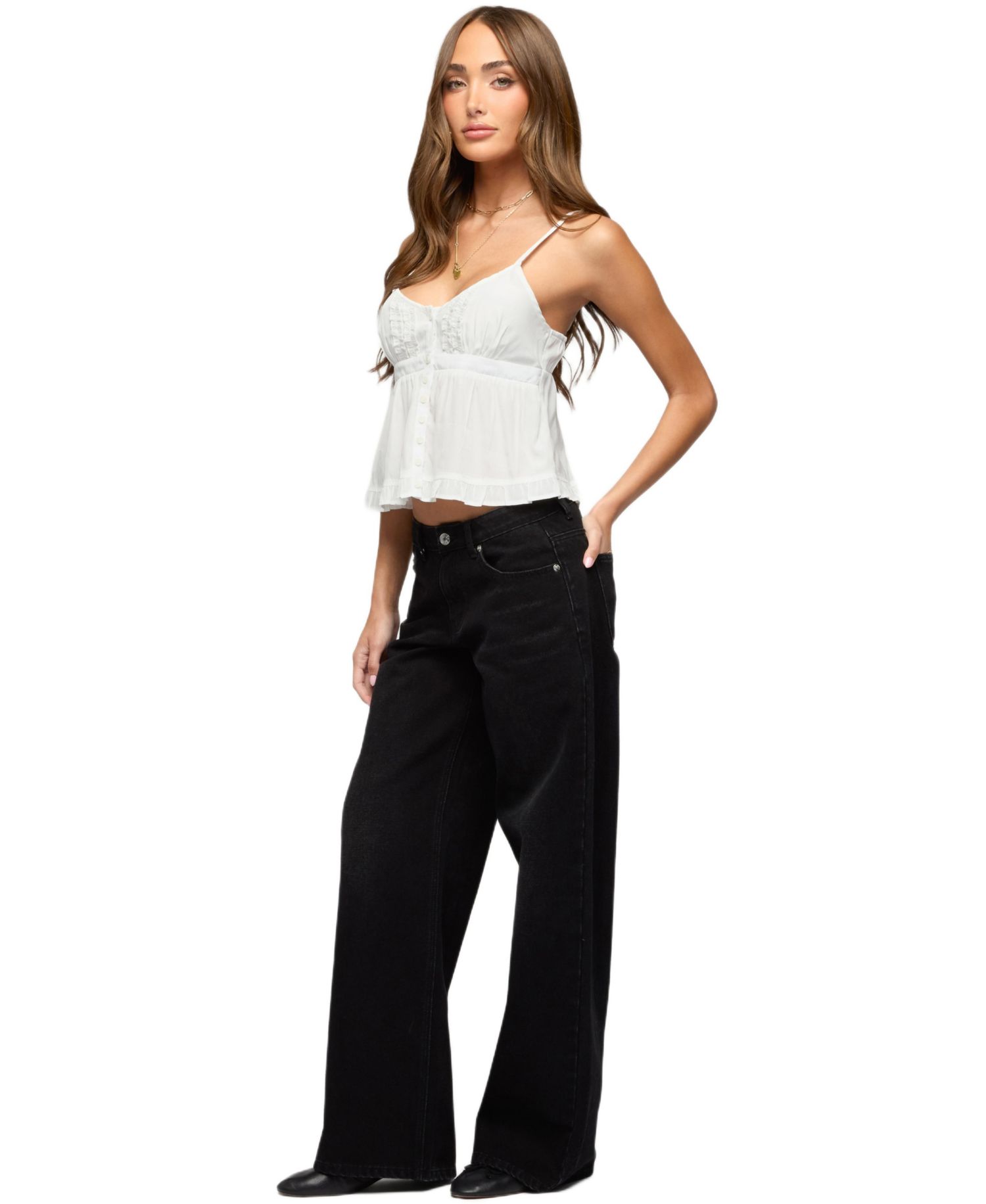 Women's Halsey Ruffle Tank Top