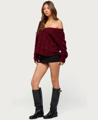 Women's Inga Oversized Cable Knit Sweater