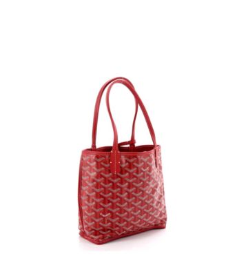 Mini Anjou Reversible Tote Coated Canvas