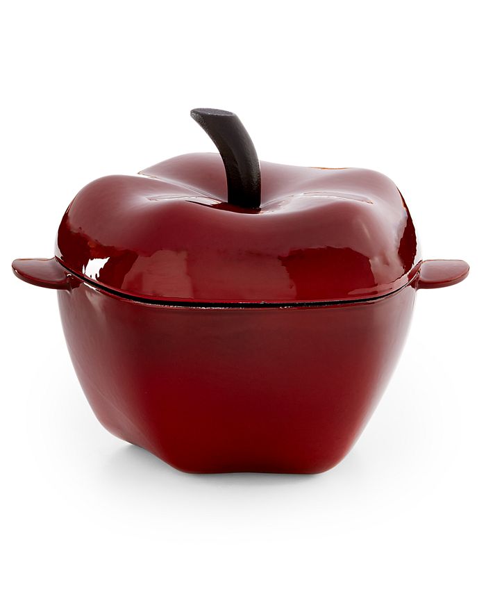 Martha Stewart Collection 2-Qt. Enameled Cast Iron Dutch Oven with Pumpkin  Knob, Created for Macy's - Macy's