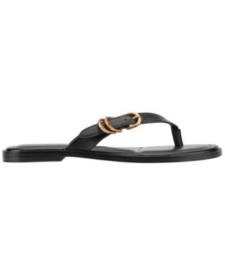 Women's Retry Buckle Strap Flat Slip-On Sandals