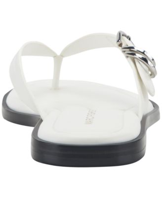 Women's Retry Buckle Strap Flat Slip-On Sandals