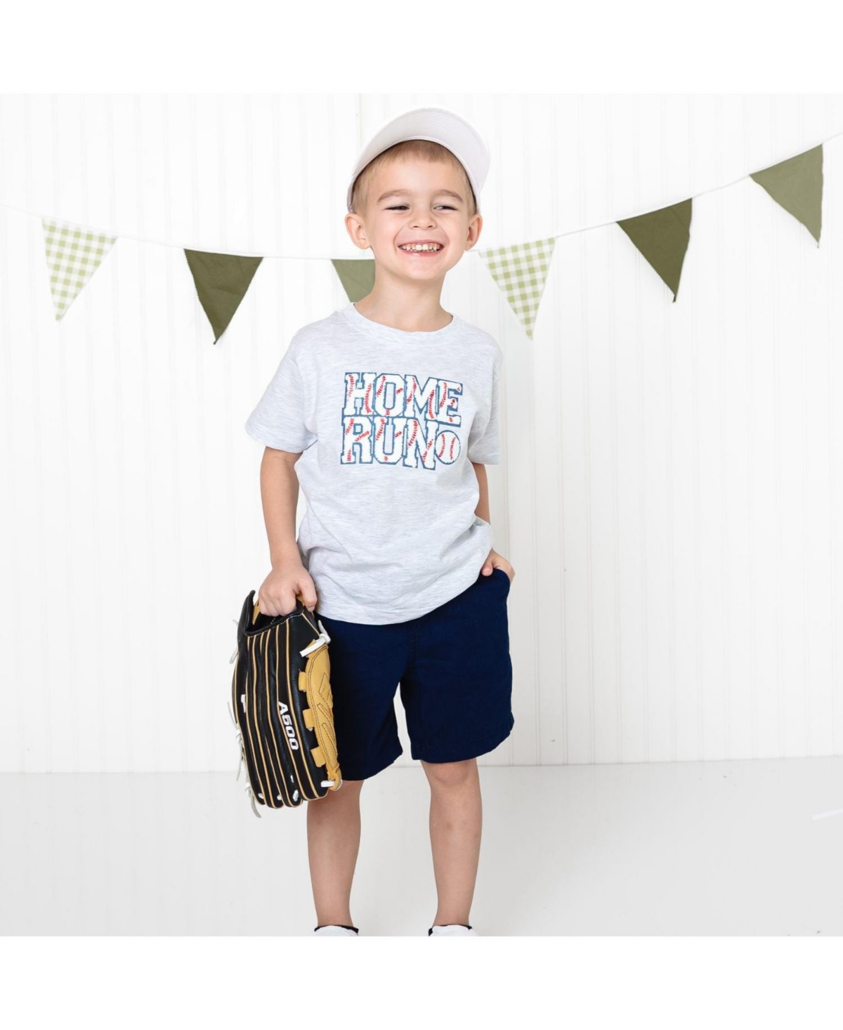 Sweet Wink Boys Home Run Patch Short Sleeve T-Shirt