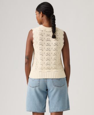 Women's Sleeveless Crochet Tank Top
