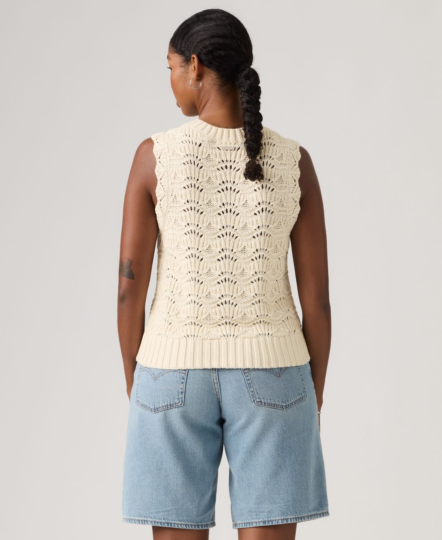 Premium Women's Sleeveless Crochet Tank Top