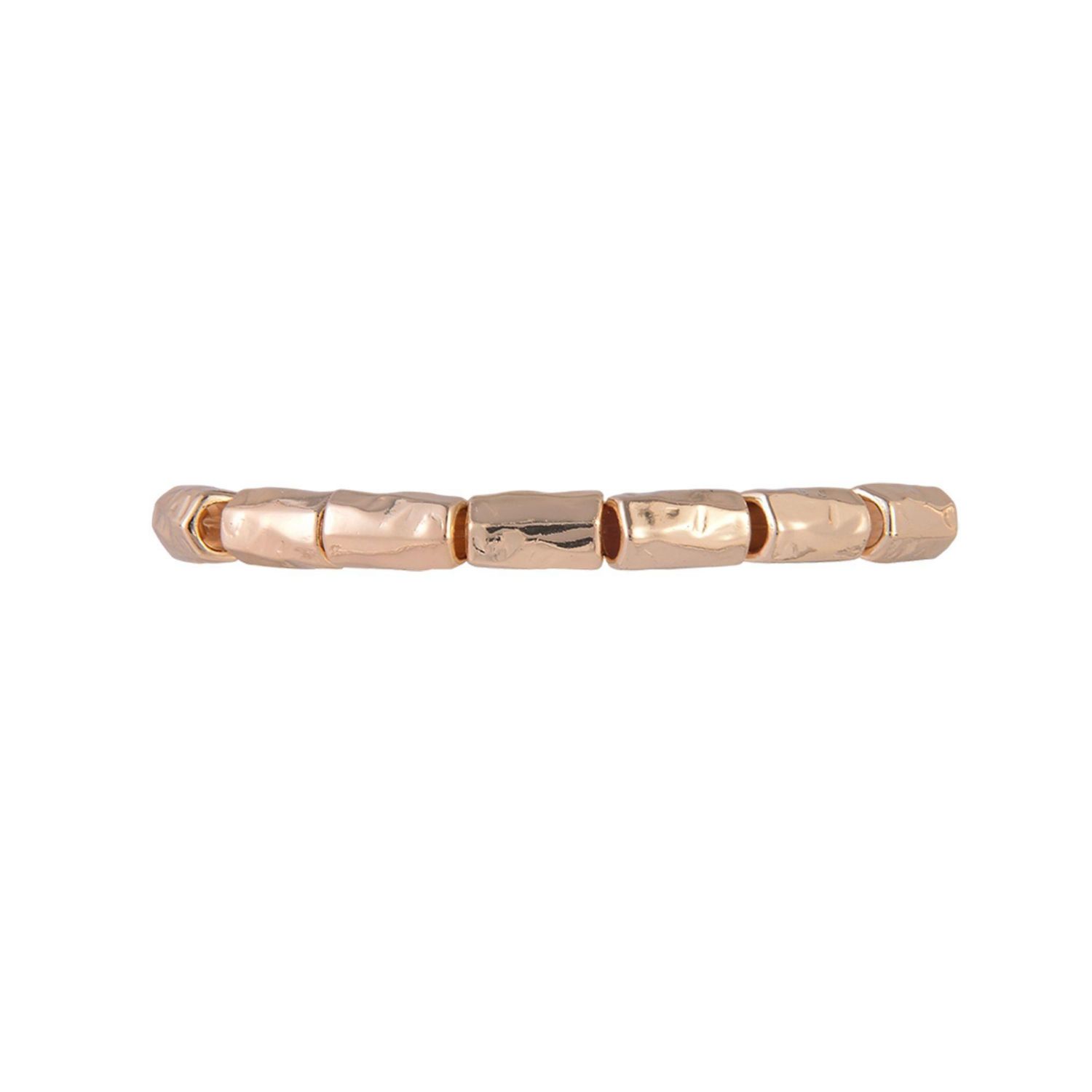 Gold Tone 3 Piece Stretch Bracelet Set