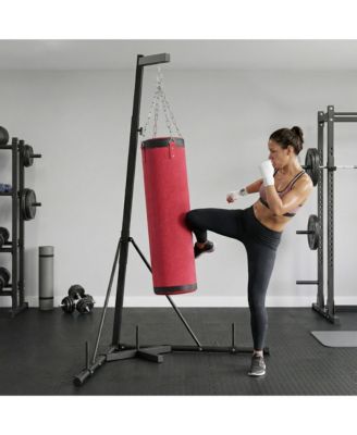 72.8"-90.9" Adjustable Freesding Punching Bag with Sd,
