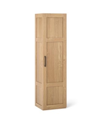4-Shelf Tall Storage Cabinet for Bathroom and Living Room