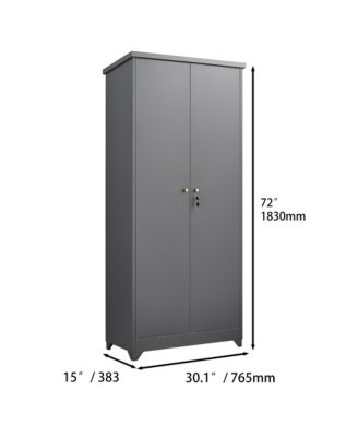 Outdoor Waterproof Storage Cabinet with Shelves