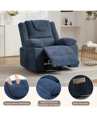 Adults Oversized Rocking Nursery Glider Recliner Chair