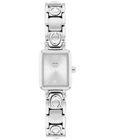 Женские часы Coach Mara Silver Tone Stainless Steel Bracelet Watch, 15.5mm