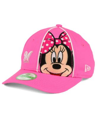 New Era - Milwaukee Brewers Girls' Face-Front Minnie 9FORTY Cap